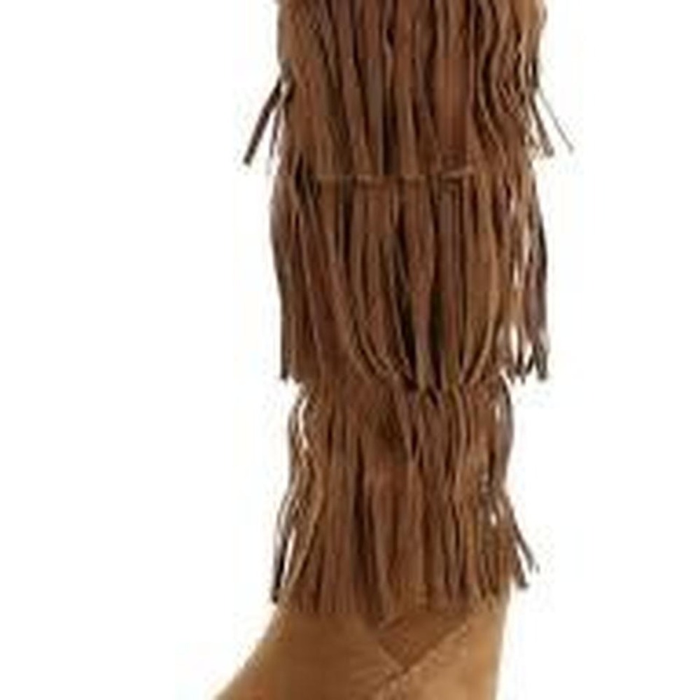 Nature Breeze Fringe Wedge Boots, Approx Size 5. Boots in good condition.